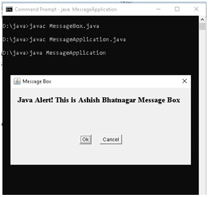 Dialogs in JFC