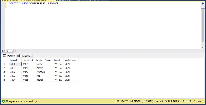 select query 2