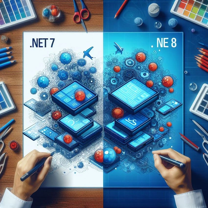 Difference between .NET 7 and .NET 8