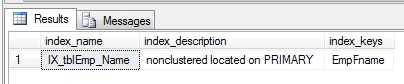 Detail Description About Primary Key In SQL Server