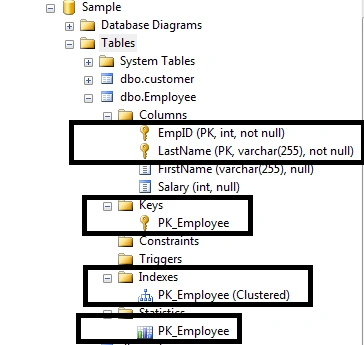 Detail Description About Primary Key In SQL Server