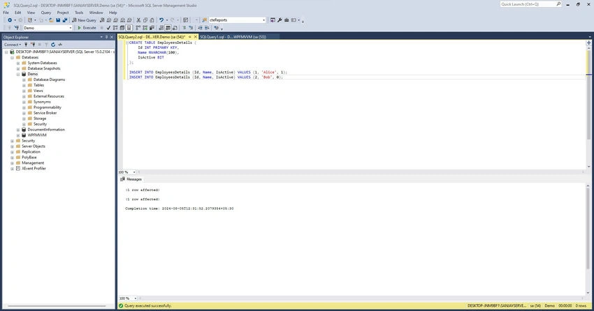 Query Window