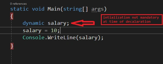 Difference between Var, Dynamic and Object keyword in c#
