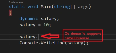 Difference between Var, Dynamic and Object keyword in c#