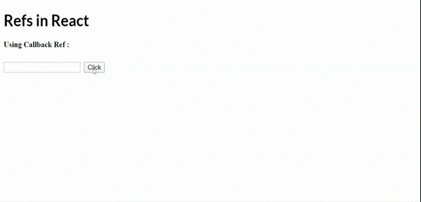 Different Ways To Create Refs In React