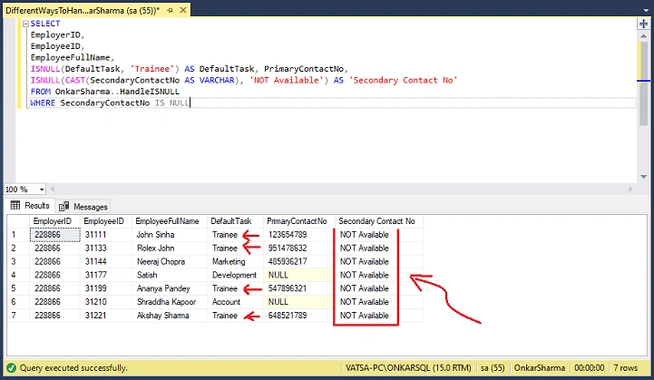 different-ways-to-handle-null-in-sql-server