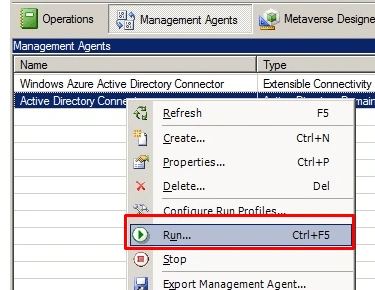 Active Directory Connector agent