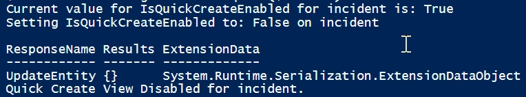 Sample output