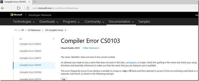 error