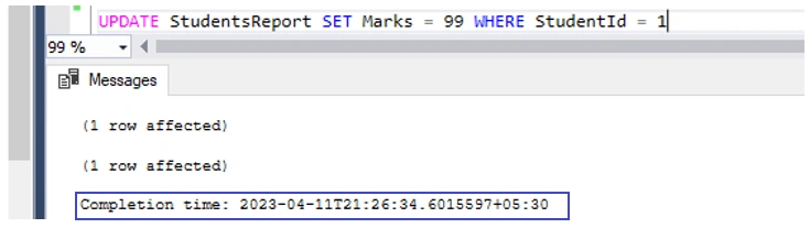 DML Trigger in SQL Server