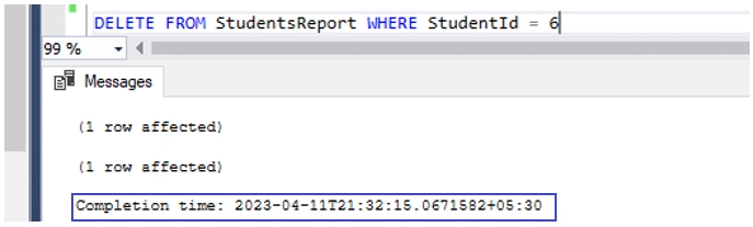 DML Trigger in SQL Server