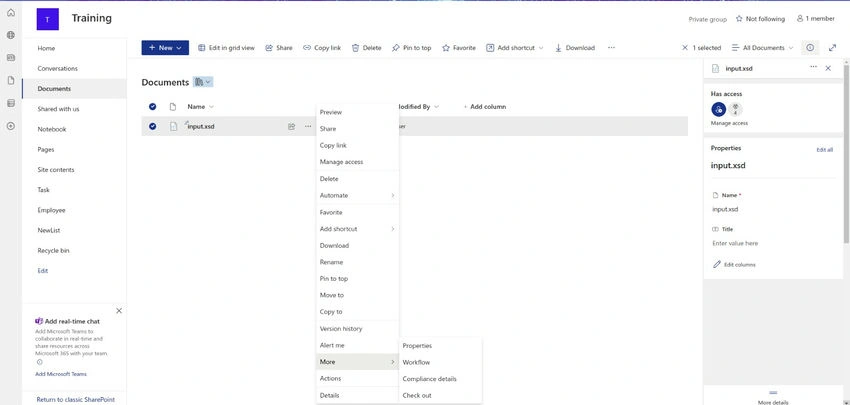 Sharepoint Document