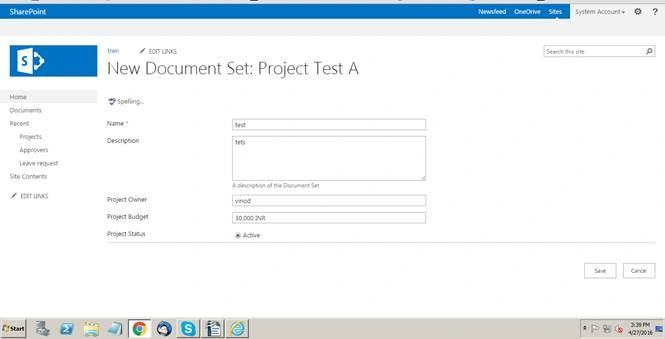 Project Test A