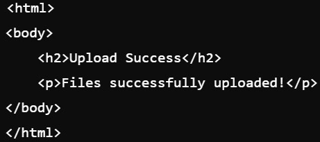 Successful Upload