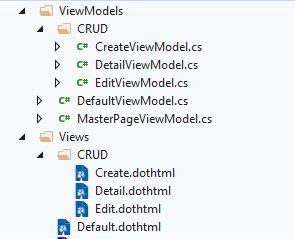 DotVVM And ASP.NET Core - Implementing CRUD Operations