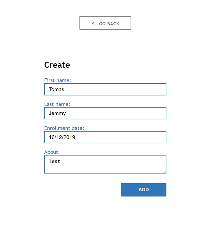 DotVVM CRUD Application With Entity Framework And Cosmos DB
