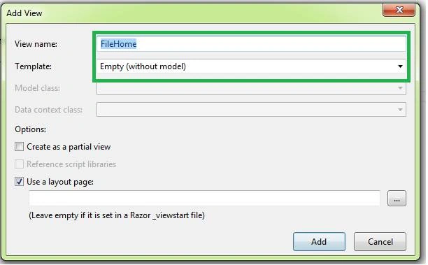 Add actions methods