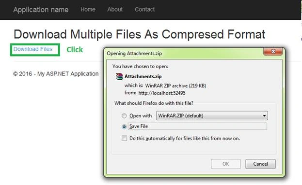 download files