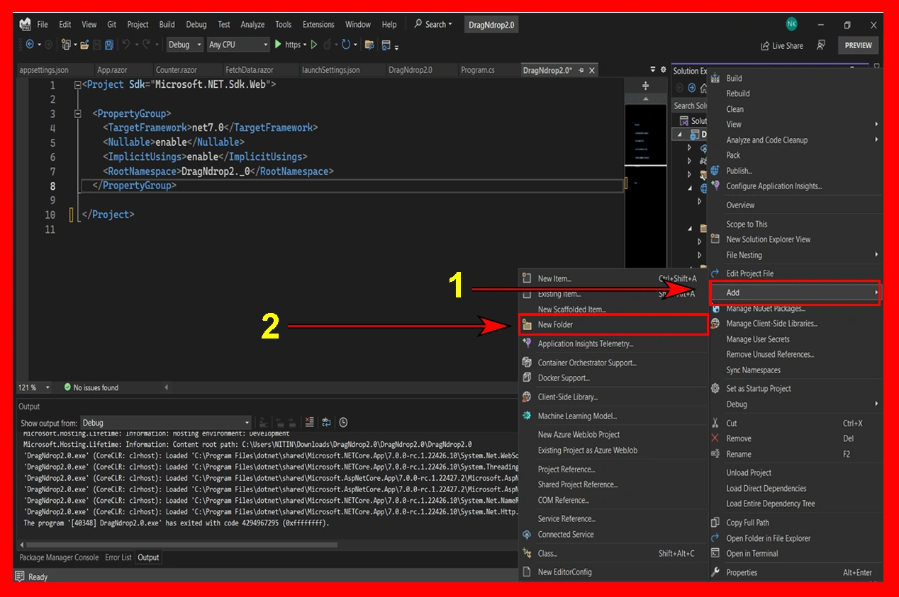 Drag And Drop In Blazor Without JavaScript