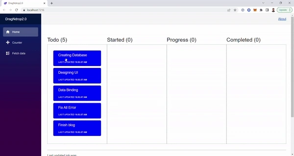 Drag & Drop In Blazor Without JavaScript