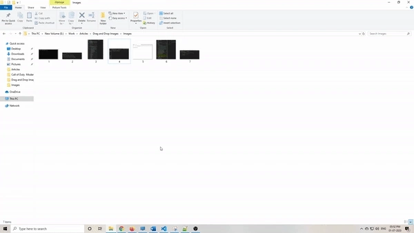 Drag And Drop Images From Your Computer To Angular 8 Web Application
