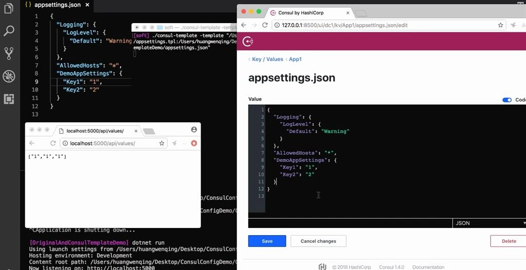 Dynamic ASP.NET Core Configurations With Consul KV