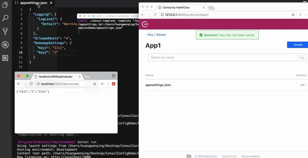 Dynamic ASP.NET Core Configurations With Consul KV