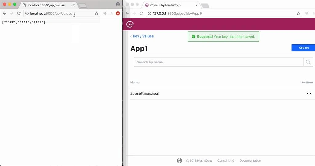 Dynamic ASP.NET Core Configurations With Consul KV