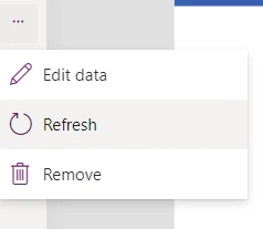 Edit data