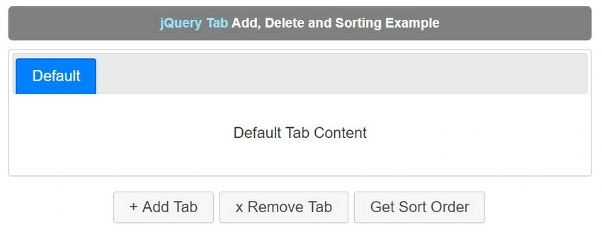 Default screen