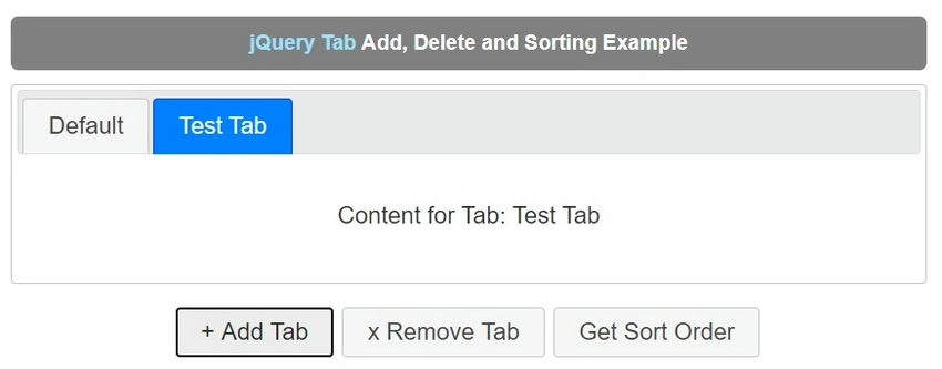 Test Tab
