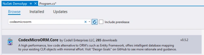 CodexMicroORM