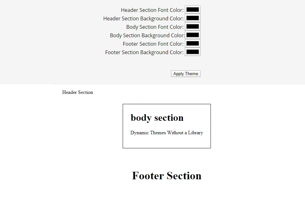 Dynamic Themes Without A Library In Angular