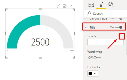Dynamically Change Visual Title In Power BI