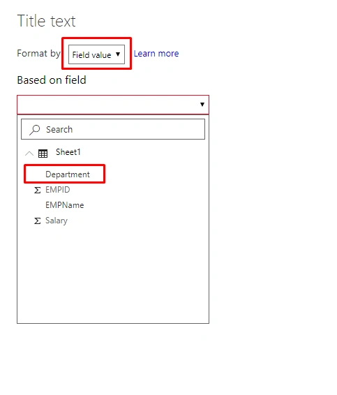 Dynamically Change Visual Title In Power BI