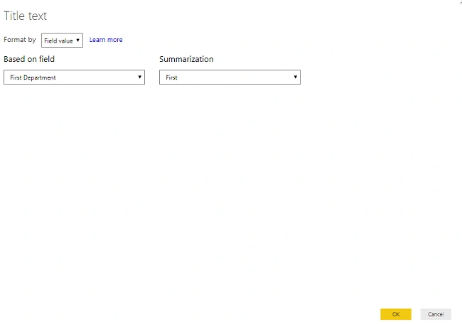 Dynamically Change Visual Title In Power BI
