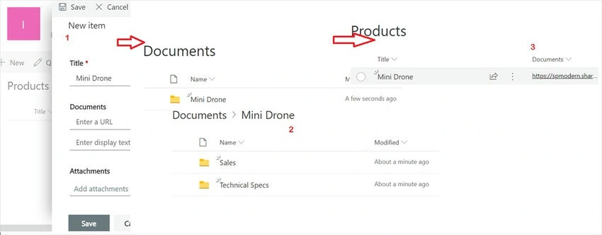 Nested folder