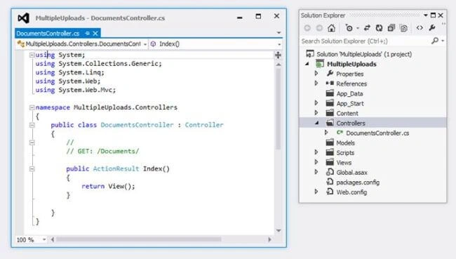 Adding Documents Controller