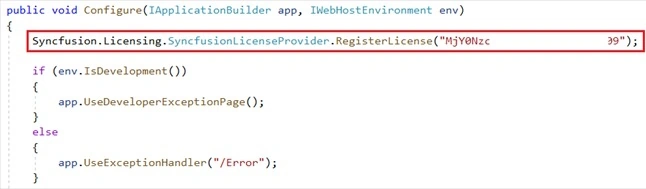 Configure
