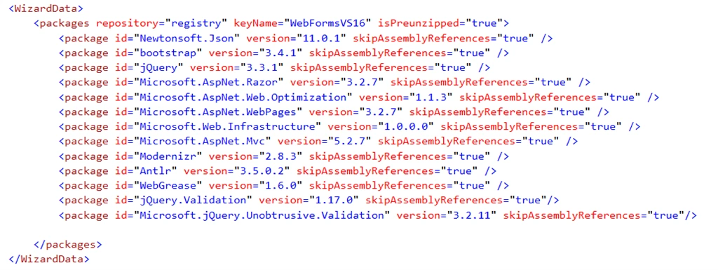 Easily Create A Custom Project Template For MVC With Entity Framework