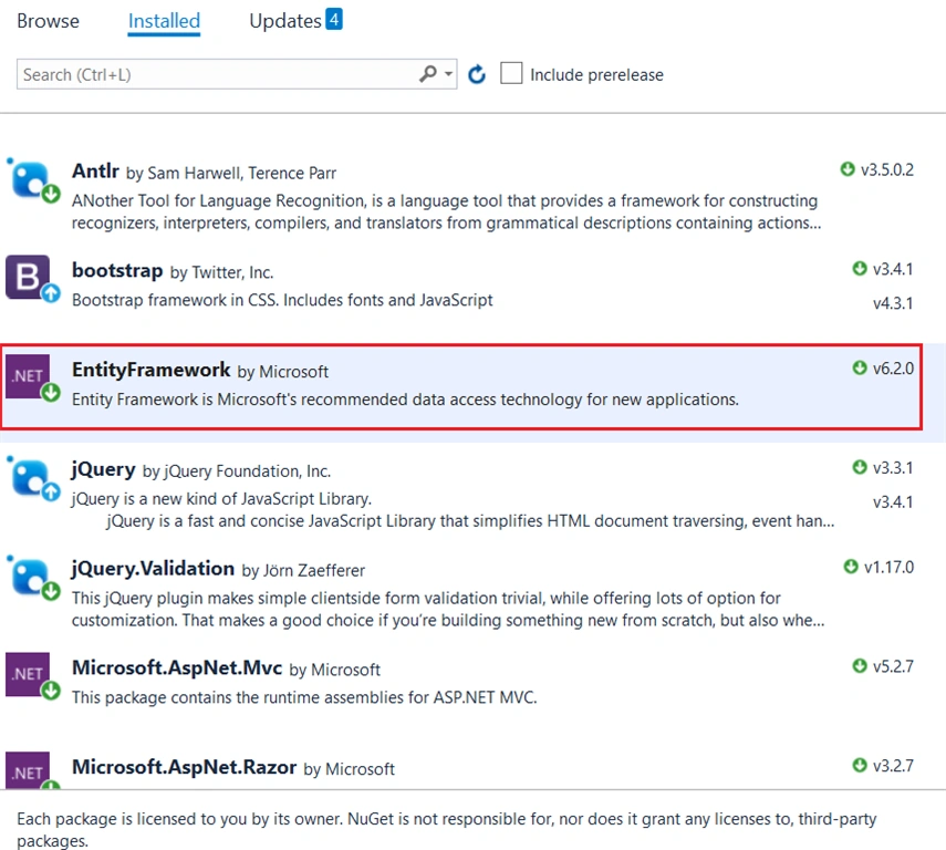 Easily Create A Custom Project Template For MVC With Entity Framework