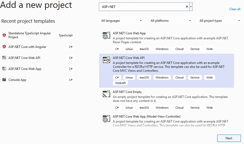 Easy to learn .NET 6.0 and Angular - Getting Started Angular Standalone Template