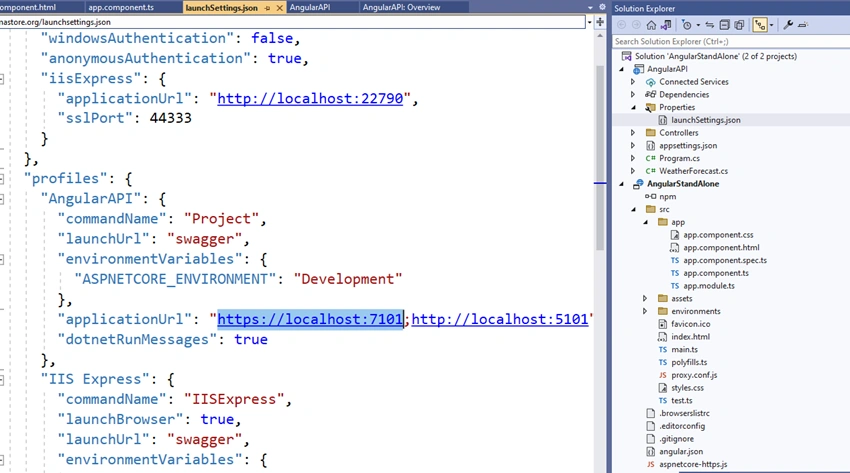 Easy to learn .NET 6.0 and Angular - Getting Started Angular Standalone Template