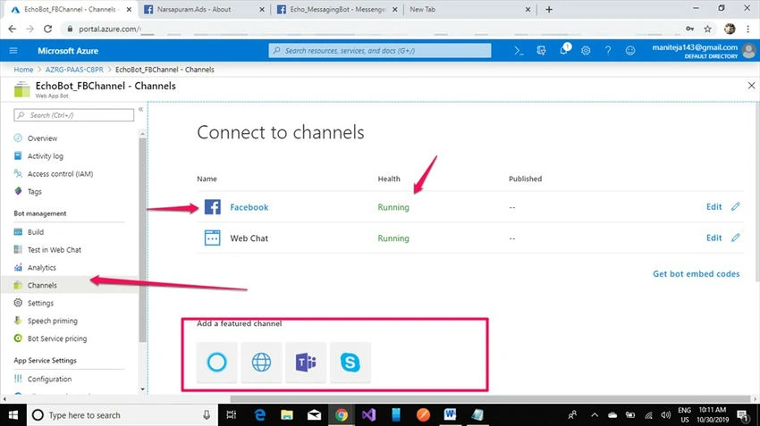 Activate messenger