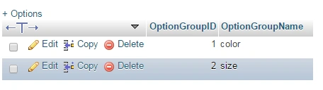 TableOPtions