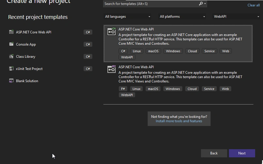 EF Core in .NET 7 API