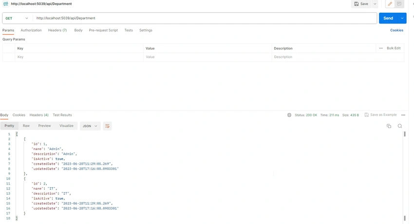 EF Core in .NET 7 API