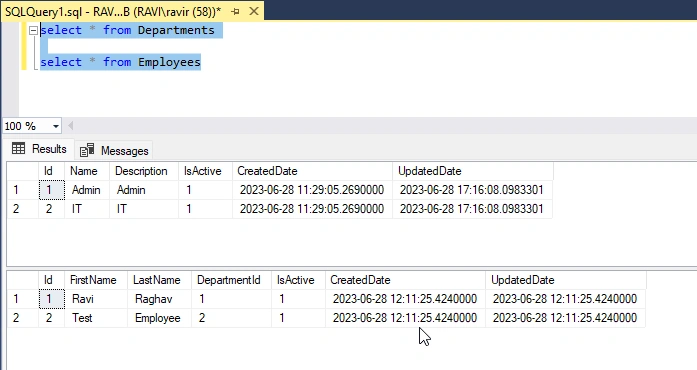 EF Core in .NET 7 API