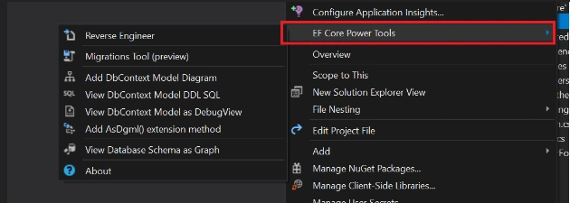 Using EF Core - Power Tools In ASP.NET Core API