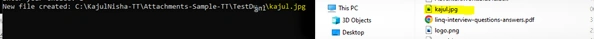 monitor a directory in Windows 10 using C# and .NET